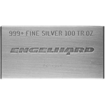 SILVER BARS 100 OZ - 100 OZ SILVER BAR ENGELHARD