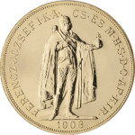 WORLD GOLD - 100 KORONA HUNGARIAN COIN