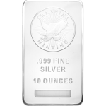 SILVER BARS 10 OZ - 10 OZ SILVER BAR SUNSHINE MINT