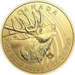 CANADIAN GOLD - 1 OZ ROYAL CANADIAN MINT GOLD ELK