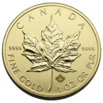 CANADIAN GOLD - 1 OZ CANADIAN GOLD MAPLE LEAF .9999 FINE