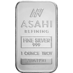 SILVER BARS 1 OZ - 1 OZ SILVER BAR ASAHI