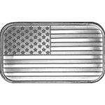 SILVER BARS 1 OZ - 1 OZ SILVER BAR FLAG