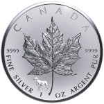 CANADIAN SILVER - 2018 1 OZ CANADIAN SILVER MAPLE LEAF DOG PRIVY