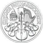 AUSTRIAN SILVER PHILHARMONIC - 2017 1 OZ AUSTRIAN SILVER PHILHARMONIC
