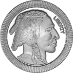 SILVER ROUNDS 1 OZ - 1 OZ SILVER ROUND BUFFALO STACKABLE