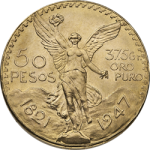 MEXICAN GOLD PESO - 50 PESO MEXICAN GOLD COIN