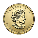 CANADIAN GOLD - 1/2 OZ CANADIAN GOLD MAPLE LEAF