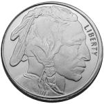 SILVER ROUNDS FRACTIONAL - 1/2 OZ SILVER ROUND BUFFALO