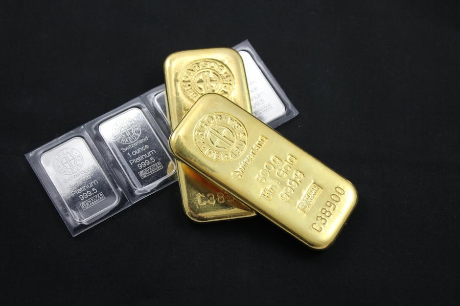 gold bars bullion precious metals