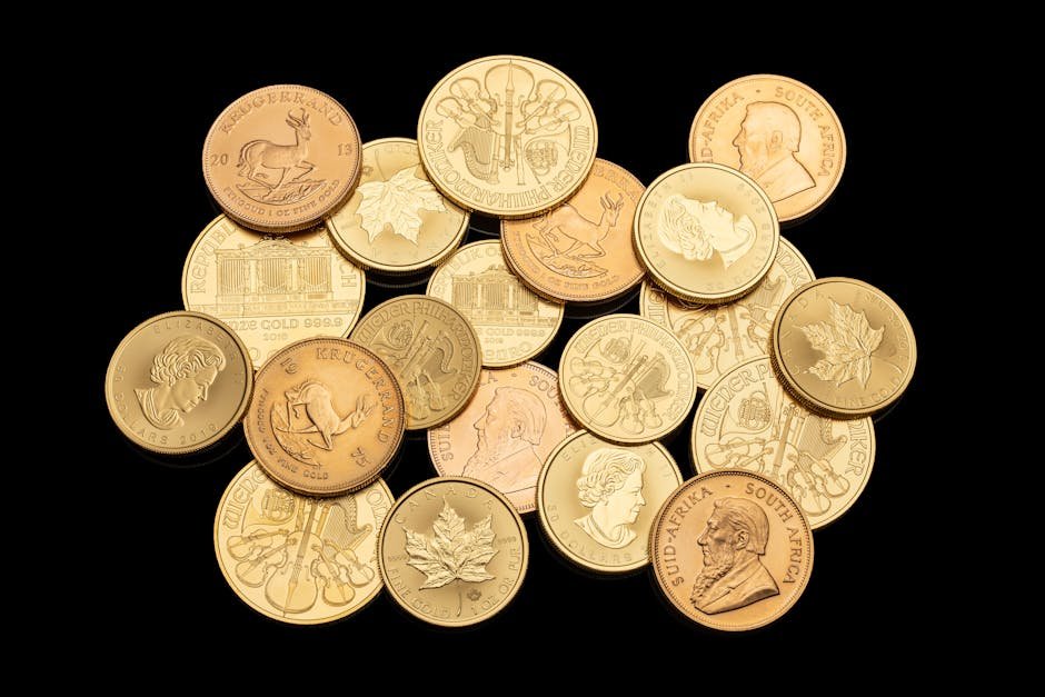 gold coins investment collection precious metals