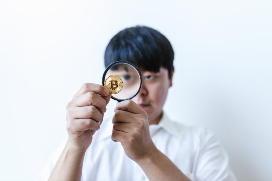 gold coins testing magnifier precious metals